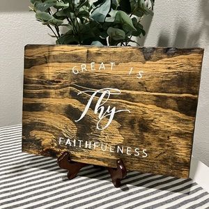 Great is Thy Faithfulness Sign